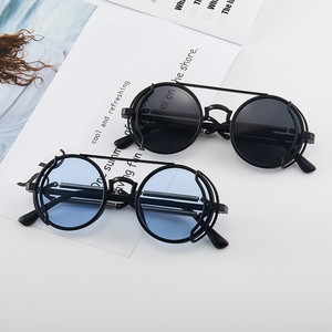 <b>Steampunk</b> Sunglasses Men Women Fashion Round Glasses Brand Designer Vintage Glasses High Quality Oculos De Sol - Product Image 3