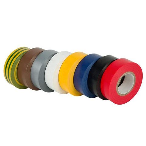 Custom Multiple Color PVC Electrical High-Insulation Tape High Voltage Flame Retardant 6kV Tensile Strength 160% Wire Protection