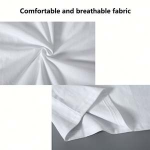 Camiseta de Hombre de Alta Calidad 100% Algodón con Impresión Personalizada, Diseño Propio, Logotipo de Marca, Camiseta Blanca, Tallas Grandes, Camisetas con Gráficos - Product Image 2