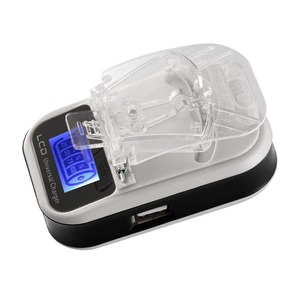 Giá rẻ chúng tôi EU AU cắm phổ <span class=keywords><strong>LCD</strong></span> hiển thị điện thoại di động cổng USB sạc pin di động - Product Image 2