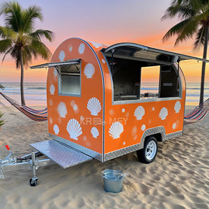 2025 Fully Equipped Mobile <b>Kitchen</b> Fast Trailer Ice Hot Dog <b>Cart</b> Food Trucks For Sale In USA - Product Image 3
