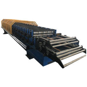 완전 자동 전기 절단 미국 R 패널 더블 레이어 알루미늄 루핑 시트 만들기 기계 - Product Image 3