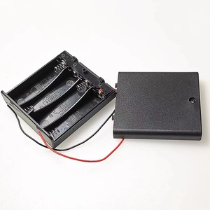 4AA giữ pin với nắp và chuyển đổi 6V trường hợp pin với dây - Product Image 3