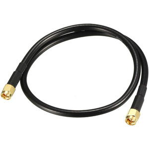 Câble coaxial Oem Rg58 50ohm Rf de haute qualité connecteur Sma mâle à Sma mâle avec gaine en PVC noir - Product Image 1