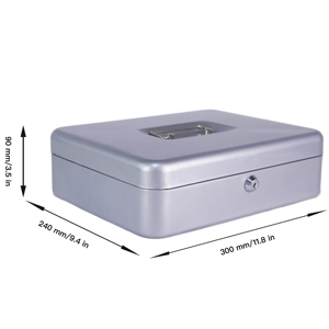 Key <b>Lock</b> Coin Banknotes Layered Cold Rolling Steel Portable Custom Cash <b>Box</b> - Product Image 5
