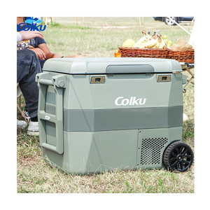Réfrigérateur de fête en plein air 12V compresseur portable réfrigérateur de voiture congélateur avec poignée et roue Colku 57L GC60 réfrigérateur de voiture - Product Image 1