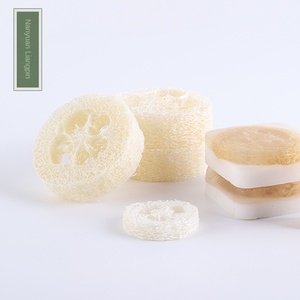 Eco-certificata Luffa naturale Luffa fette di 2cm/2.5cm forma ovale alla moda borsa spazzola <span class=keywords><strong>per</strong></span> il sapone <span class=keywords><strong>per</strong></span> la cura delle mani in <span class=keywords><strong>bagno</strong></span> - Product Image 1