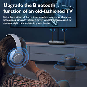 Transmisor y Receptor Inalámbrico GXY GR15 de 10.15m con Doble <span class=keywords><strong>Antena</strong></span>, Adaptador BT5.4 A2DP/AVRCP, Molde Privado ABS <span class=keywords><strong>para</strong></span> Auto, <span class=keywords><strong>TV</strong></span> Familiar, Gran Venta - Product Image 5