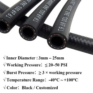 カスタム5/8インチEPDM編組ゴムホース耐熱フレキシブル燃料およびオイルラインホース自動冷却および気流システム用 - Product Image 3