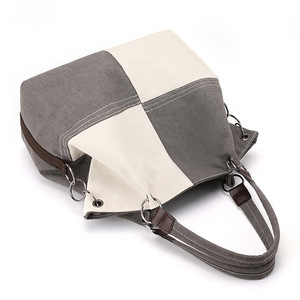 Women's <b>Canvas</b> <b>Tote</b> Purse Shoulder Crossbody Bag Small Handbag Multi-pocket Top Handle Work Bags - Product Image 5