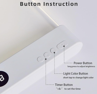 Veilleuse 2 en 1, 3 températures de couleur et gradation progressive, lampe de lecture rechargeable par USB avec minuterie pour la lecture nocturne