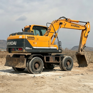 Excavatrice sur roues d'occasion de marque supérieure 150W-9, 13,7 tonnes, hydraulique, à vendre - Product Image 3