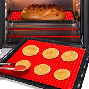 <span class=keywords><strong>Tapis</strong></span> <span class=keywords><strong>de</strong></span> <span class=keywords><strong>cuisson</strong></span> en silicone à pyramides, antiadhésif, pour four et micro-ondes, favorisant la <span class=keywords><strong>cuisson</strong></span> saine et réduisant la graisse – Meilleures ventes - Product Image 6
