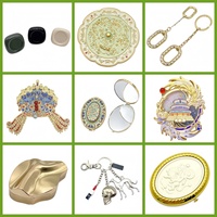 Estuche Magnético para Perfume Sólido, Estuches de Lujo de Metal, Estuche Compacto para Cosméticos, Caja de Metal Premium para Cosméticos
