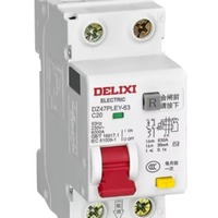 Disjoncteur différentiel Delixi Original DZ47sLE 1P+N 2P 3P 3P+N 4P C16 C20 C25 C32 C40 C50 C63 30mA 300mA RCBO RCCB RCD
