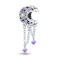 Nouvelle Série Attrape-rêves Creux en Argent Sterling 925, Accessoires DIY Tendance et Polyvalents pour Bracelets, Colliers, Perles et Breloques de Bijoux