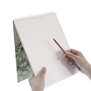 Tùy Chỉnh A4 Xoắn Ốc Ràng Buộc Sketchbook Với Tay Sơn Giấy Bìa Trống Vẽ Bút Chì Sơn Giấy - Product Image 2
