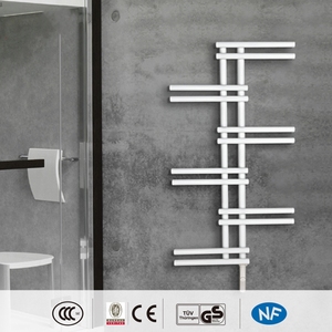 Radiateur Électrique Mural BODE de Qualité, Porte-Serviettes Vertical à Tube <span class=keywords><strong>Plat</strong></span> pour Salle de Bain - Product Image 2