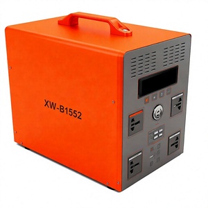 สถานีไฟฟ้าพกพา XW-B1552 1500W คลื่นไซน์บริสุทธิ์ ความจุ 1331.2Wh แบตเตอรี่ LiFePO4 พร้อมหน้าจอในตัว ระบบ MPPT - Product Image 1