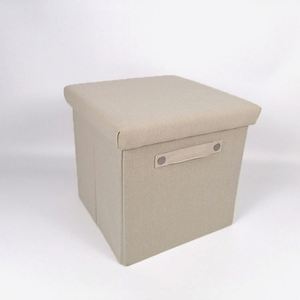 Fabric Container Organization Bins Clothing Cotton Imitate Linen Storage Box For Closet