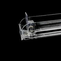 Étagère de présentation automatique à ressort pour paquets de cigarettes et tabac, avec séparateur magnétique, système de rangement à compartiments, poussoir d'étagère