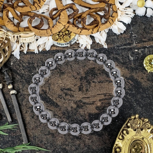 <span class=keywords><strong>Jofo</strong></span> Neuerscheinung 6MM/8MM/10MM/12MM Perlen Naturstein Klassisches Jubiläums-Charm Hämatit-Armband Rundförmige Fassung Unisex - Product Image 2