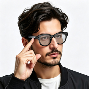 AI <strong>Smart</strong> <strong>Glasses</strong> Meta Thick Temple Sunglasses with Camera Audio Wireless <strong>Tech</strong> UV400 Open Ear Outdoor Driving Eyewear Shade - Product Image 2