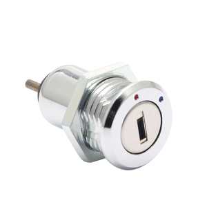 Interrupteur à clé électrique pour <span class=keywords><strong>voiture</strong></span> de nettoyage, en alliage de zinc, taille du trou 12 mm, pour <span class=keywords><strong>voiture</strong></span> de tourisme, interrupteur de <span class=keywords><strong>porte</strong></span> d'ascenseur, position ON-OFF SPDT - Product Image 2