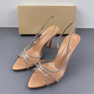 Étranges talons pour femmes, chaussures à talons transparents en PVC cristal, sexy, pour femmes - Product Image 2