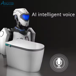 Moderno intelligente intelligente tazza del water automatico Inodoro elettronica Wc un pezzo da <span class=keywords><strong>bagno</strong></span> in ceramica - Product Image 4