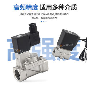 Vanne solénoïde à action directe Corps en acier inoxydable Vanne de contrôle de fluide pneumatique 2SA030/050/150-06/08 pour les vannes de contrôle - Product Image 5