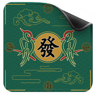 Tapis de Mahjong Américain Moderne Pliable Personnalisé en Caoutchouc Écologique Durable Antidérapant Réducteur de Bruit pour Plateau de Poker et Tuiles de Jeu