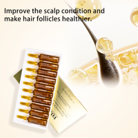 Traitement en ampoules anti-chute de cheveux VOJO en gros 10ml*10, essence régénérante pour la croissance naturelle, active les follicules pileux, OEM/ODM