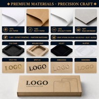 Boîte d'emballage rigide personnalisée en papier avec logo UV, gaufrage à chaud et plateau intérieur en kraft pour protecteur d'écran