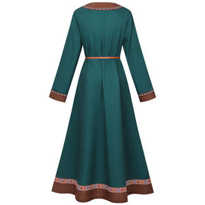 Disfraz Vikingo Medieval <span class=keywords><strong>de</strong></span> Estilo Étnico Europeo-Americano para <span class=keywords><strong>Mujer</strong></span>, Falda <span class=keywords><strong>de</strong></span> Campesina del Renacimiento - Product Image 3