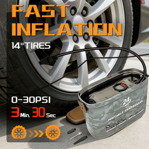 Bomba De precisión Digital portátil DC 12V de alta resistencia compresor De Aire inflador De neumáticos automotrices compresor De Aire portátil - Product Image 2