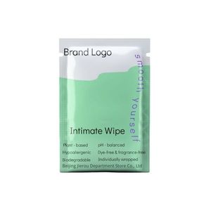 Paquet unique de lingettes vaginales naturelles équilibrées à base de plantes de marque privée <span class=keywords><strong>Lingette</strong></span> d'hygiène intime féminine non parfumée - Product Image 4
