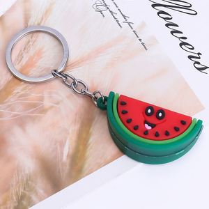 Creative PVC Soft Glue Cute Trend Fruit Series <b>Key</b> <b>Chain</b> Bag Pendant Car <b>Key</b> Pendant Small Gift - Product Image 5