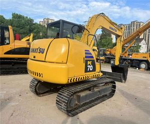 Miniexcavadora de cadenas usada Komatsu PC70 de 7 toneladas, excavadora hidráulica sobre orugas - Product Image 1