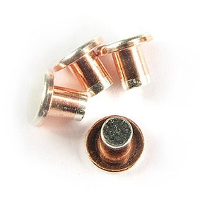 Rivets de contact tri-métal AgZnO/Cu/AgZnO directs d'usine Rivets trimétalliques utilisés comme contacts double face pour micro-interrupteurs - Product Image 2