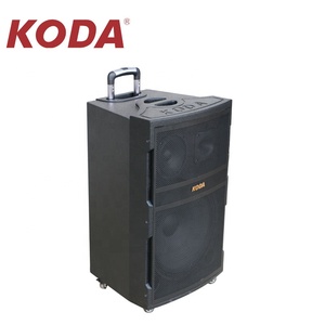 Koda giá tốt nhất 15inch MDF âm thanh hộp lớn pin Powered 15 "Loa xe đẩy - Product Image 3