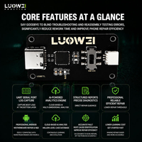 Detector de Errores LUOWEI LW-FAT, Analizador de Fallas de Placa Base Android, Herramienta de Diagnóstico con Captura de Registro UART para Reparación Móvil