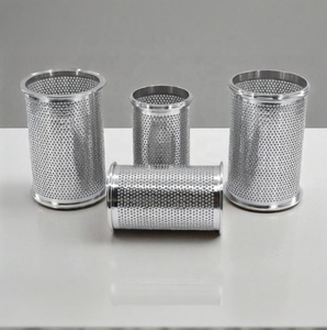 Dingya thép không gỉ 304/316L kim loại đục lỗ lưới lọc ống xi lanh/Ống dệt kỹ thuật lọc chất lỏng 70%-90% - Product Image 5