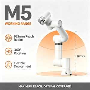 Bras robotisé collaboratif de soudage à 6 axes, charge utile de 5 kg, portée de 922 mm, bras robotisé de soudage Cobot pour station de soudage MIG TIG - Product Image 4