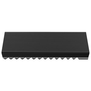 แผ่นระบายความร้อนซิลิโคนสำหรับ SSD M.2 2280 ทำจากอะลูมิเนียม CNC สำหรับ PC/PS5 (สีเทา ผลิตในจีน) - Product Image 3