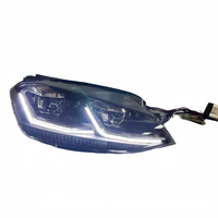 Ensemble de phares LED à éclairage automatique, projecteur de signal de direction dynamique, lentille pour VW Golf 7 Mk7 2013-2018, remplacement de phare