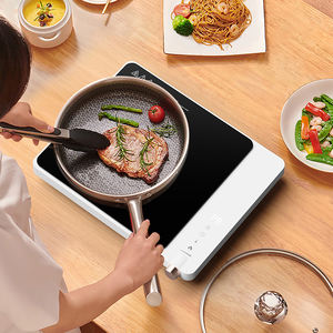 <span class=keywords><strong>Plaque</strong></span> en cristal noir entier Table de cuisson à induction tactile et bouton 2000W Cuisinière électrique Cuisinière à induction 1 <span class=keywords><strong>plaque</strong></span> de cuisson - Product Image 5