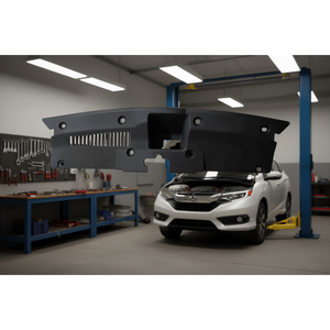 Cache de support de radiateur supérieur CRV 2017-2021 P0654 – Nouvelle pièce de rechange en plastique noir pour système de refroidissement avant moteur - Product Image 1