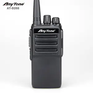 Anytone 268 DMR 양방향 라디오 디지털 및 아날로그 단일 밴드 VHF UHF 라디오 무전기 AES 256 라디오