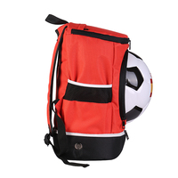 Vente en gros sac à dos de sport personnalisé sacs en plastique imperméables pour les fans de football football doublure en polyester imprimé en typographie pour 2026